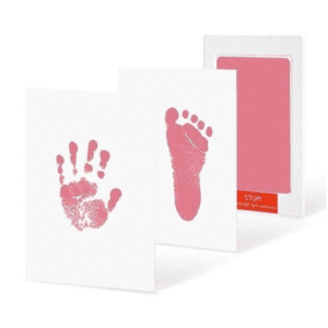 Newborn Baby DIY Hand And Footprint Ink Pads Kit - Image 6