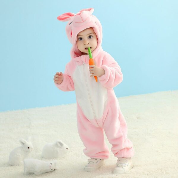 Pink Bunny Baby Jumpsuit JuniorHaul