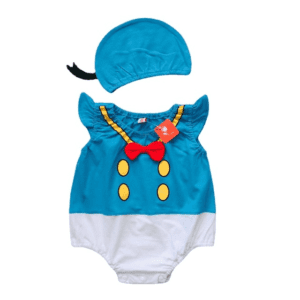 Cartoon Baby Romper With Cap - Image 26