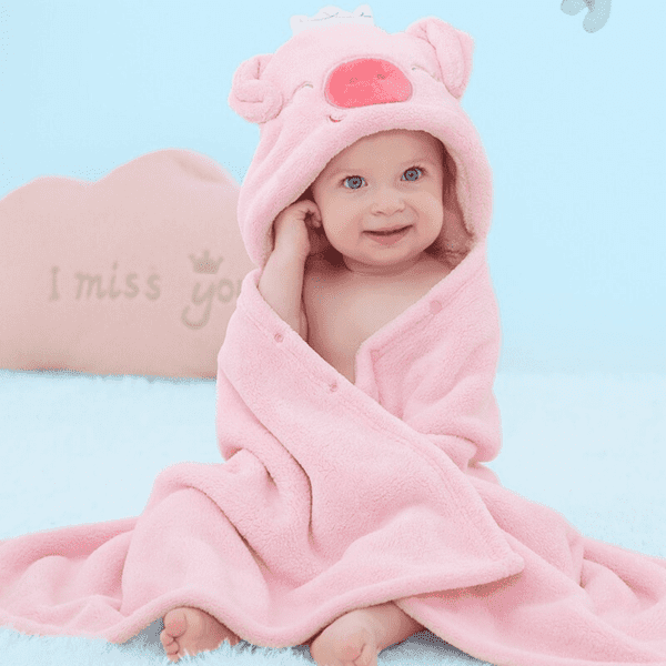 Soft Baby Hooded Bathrobes JuniorHaul