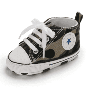 0-6 Months / Camouflage Baby Designer Canvas Sneakers JuniorHaul