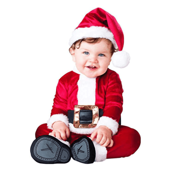 9M Baby Santa Fancy Dress Cosplay Costume JuniorHaul