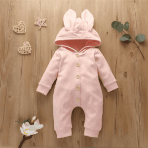 Bunny Light Pink / 0-3M Bunny Light Jumpsuit JuniorHaul