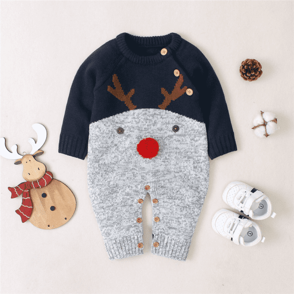 Baby Deer Knitted Jumpsuit JuniorHaul