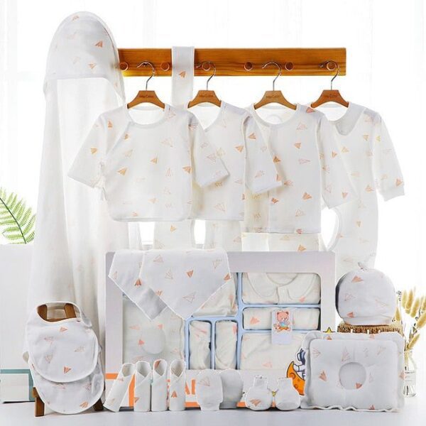 22pcs White B Thin / 0-3 months 18/22 Pieces Newborn Baby Clothes Set JuniorHaul
