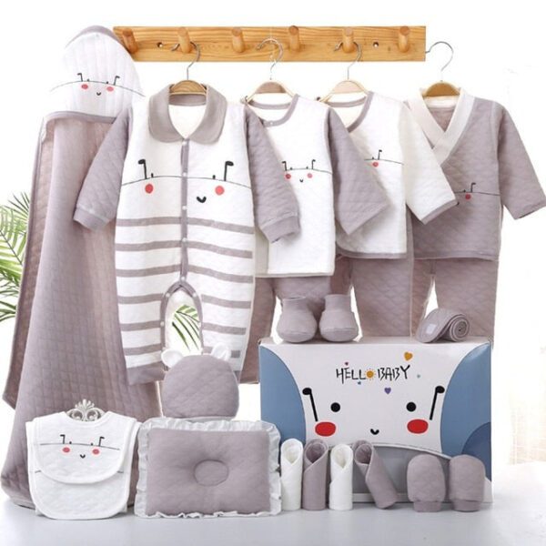 21pcs M Warm / 0-3 months 18/22 Pieces Newborn Baby Clothes Set JuniorHaul