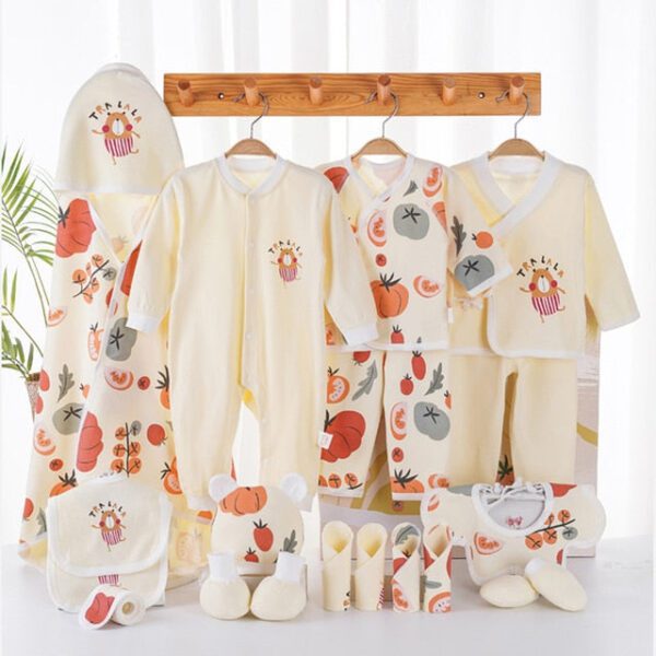 19pcs E Thin / 0-3 months 18/22 Pieces Newborn Baby Clothes Set JuniorHaul