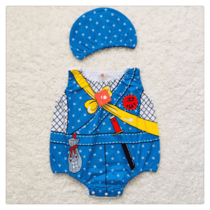 Cartoon Baby Romper With Cap - Image 11