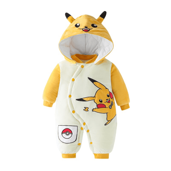 3M Pikachu Warm Baby Jumpsuit JuniorHaul