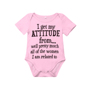 I get my Attitude Baby Girl Romper - Image 6