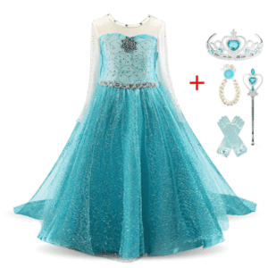 1 / 4T Elsa Cape Gown Costume JuniorHaul