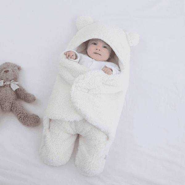 White / 3M Fluffy Baby Swaddle JuniorHaul