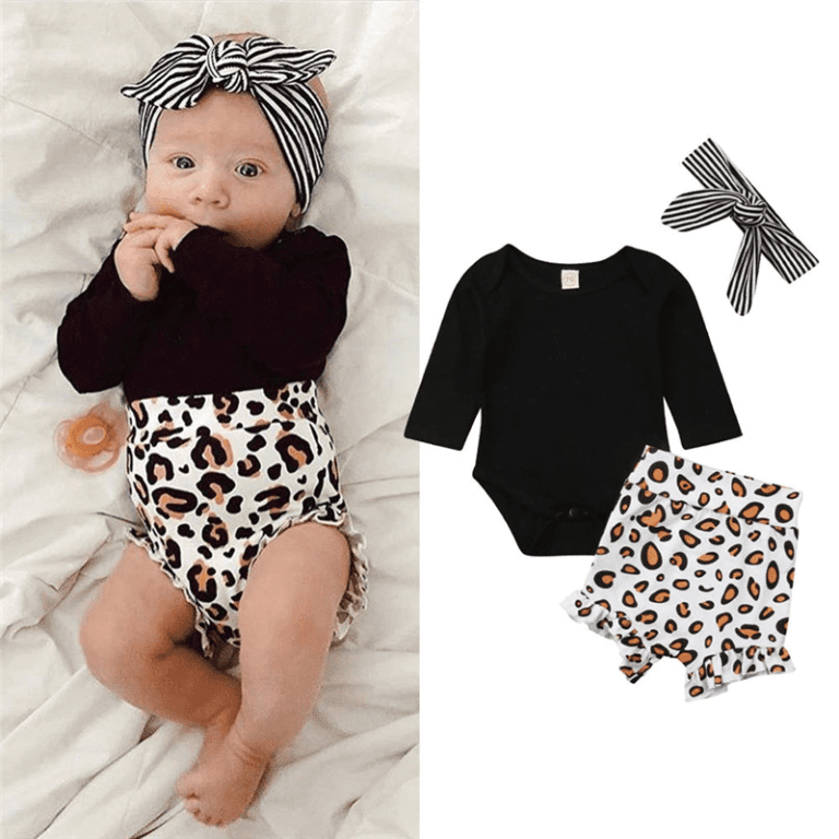 Buy Leopard Print Baby Romper I Baby Girls Summer Romper