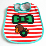 Bow Red Baby Feeding Saliva Towel JuniorHaul