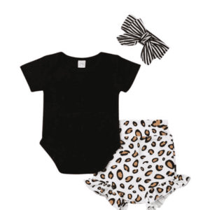 Leopard-Print Baby Romper JuniorHaul
