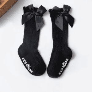 GIRLS BIG BOW LONG KID'S  SOCKS - Image 5