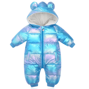 Blue / 3M Shiny Baby Bear Jumpsuit JuniorHaul