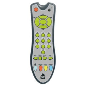Grey Musical Tv Remote Control Toy JuniorHaul