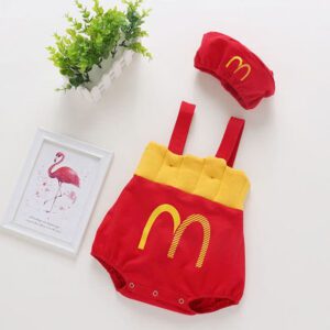 Buy Baby Mac Fries Romper with Cap - Juniorhaul