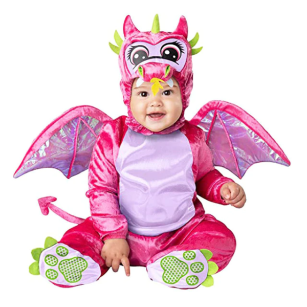 9M Baby Pink Dragon Fancy Dress Cosplay Costume JuniorHaul