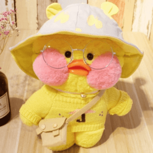 22 Lalafanfan Yellow Ducks Plush Toy JuniorHaul