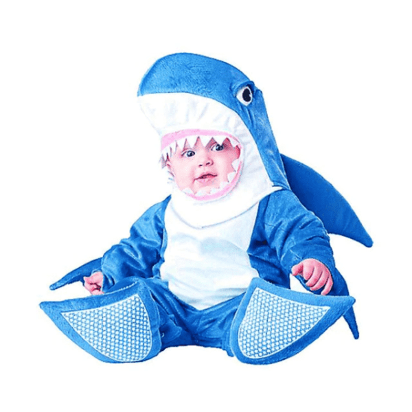 9M Baby Blue Shark Fancy Dress Cosplay Costume JuniorHaul