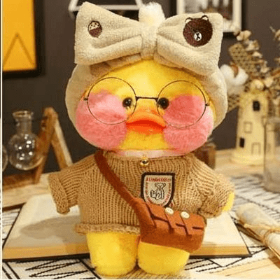 24 Lalafanfan Yellow Ducks Plush Toy JuniorHaul