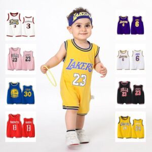 Buy Kids NBA Basketball Jersey Romper I NBA Lovers Outfit