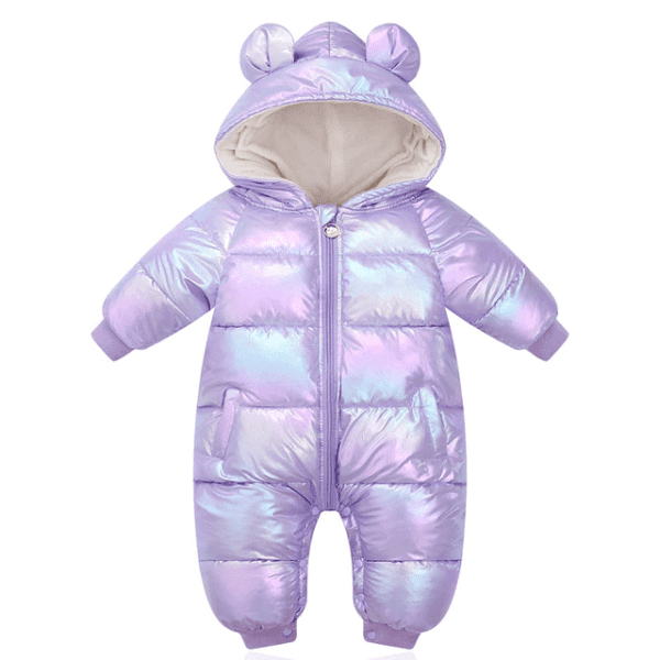 Lavender / 3M Shiny Baby Bear Jumpsuit JuniorHaul