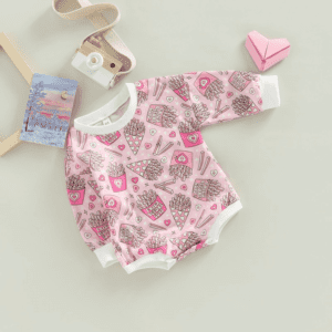 Baby Fries Print Romper JuniorHaul