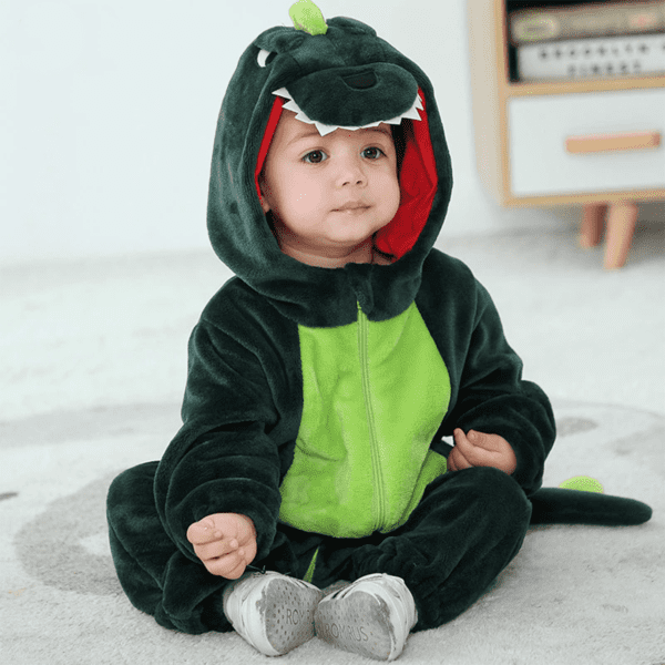 3M / atrovirens Dino Baby Romper JuniorHaul