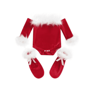 2Pcs Baby Christmas Long Sleeve Girl Outfit - Image 8