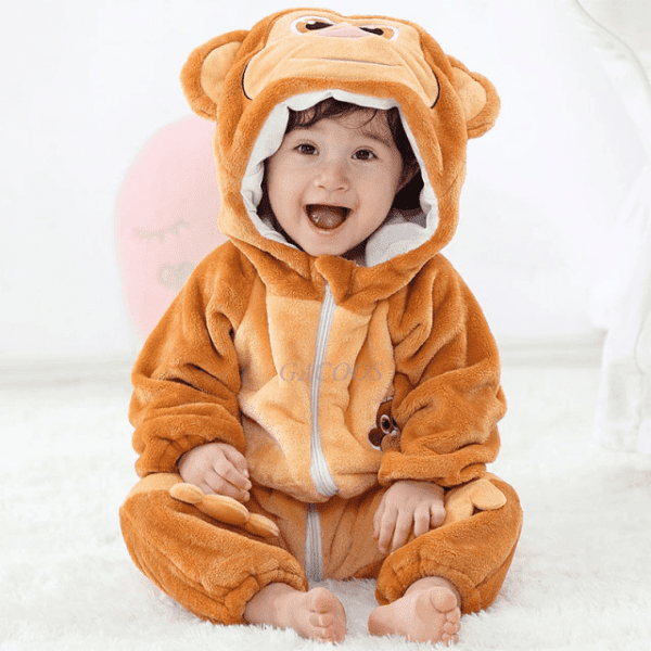 Style 1 / 3M Monkey Baby Jumpsuit JuniorHaul