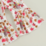 Baby Girl Turkey Print Cloth Set - Image 7