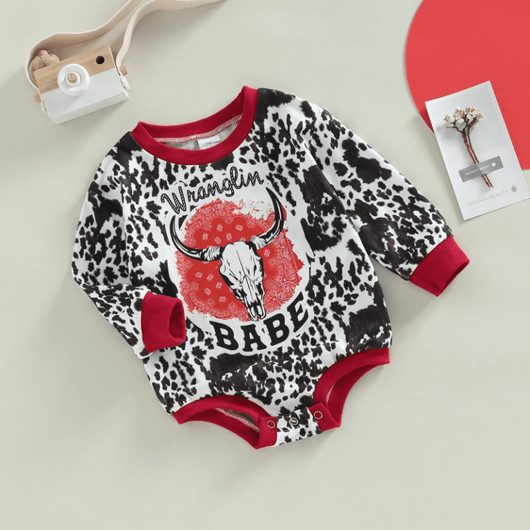 Cattle Hide Print Romper JuniorHaul