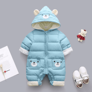 Blue / 9M Baby Bear Cute Jumpsuit JuniorHaul