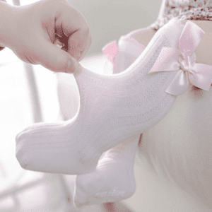 GIRLS BIG BOW LONG KID'S  SOCKS - Image 3