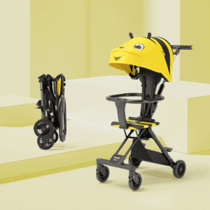X1 yellow Bee pro Two-way ultra-light folding baby stroller JuniorHaul