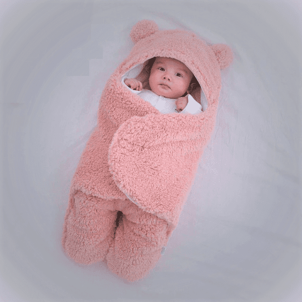 Pink / 3M Fluffy Baby Swaddle JuniorHaul