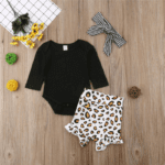 Leopard-Print Baby Romper JuniorHaul