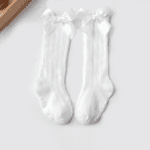 GIRLS BIG BOW LONG KID'S  SOCKS - Image 6