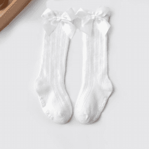 GIRLS BIG BOW LONG KID'S  SOCKS - Image 6