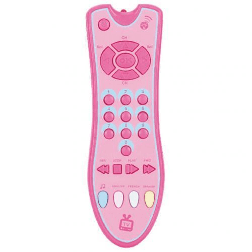 Pink Musical Tv Remote Control Toy JuniorHaul
