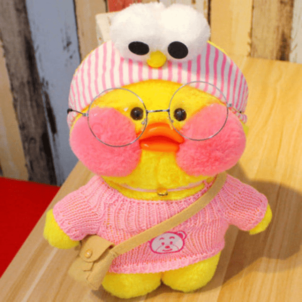 29 Lalafanfan Yellow Ducks Plush Toy JuniorHaul