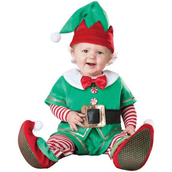9M Christmas Elves Baby Jumpsuit JuniorHaul