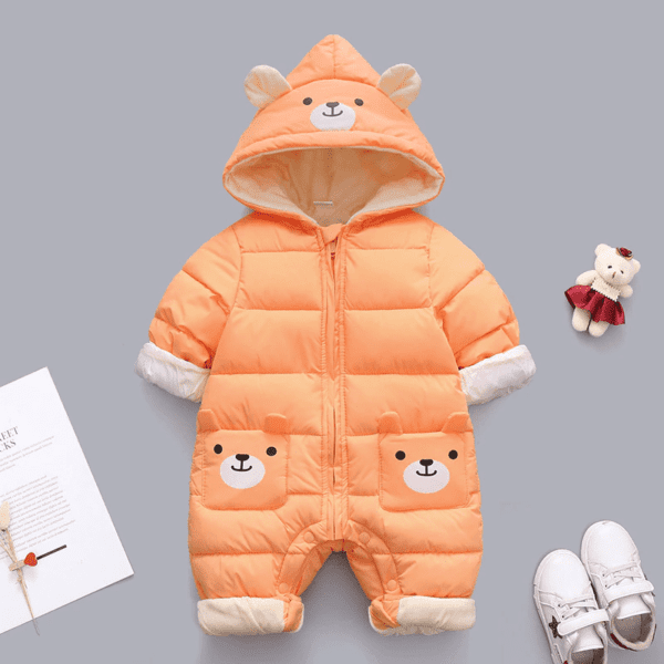 Orange / 3M Baby Bear Cute Jumpsuit JuniorHaul