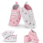 Toddler Canvas Cute Flower Sneaker Shoes - Image 8