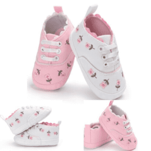 Toddler Canvas Cute Flower Sneaker Shoes - Image 8