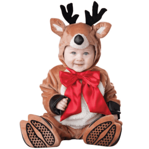 9M Cuddly Reindeer Baby Jumpsuit JuniorHaul
