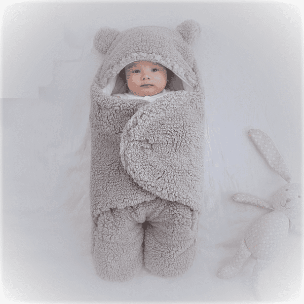 Grey / 3M Fluffy Baby Swaddle JuniorHaul